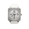 Bell & Ross BR01-97SD 018 SS & Rubber AT Watch with White Shell Dial Secondhand
