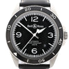 Bell & Ross BRV2-92-S 00371 SS & Leather AT Watch with Black Dial Secondhand