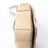 Bottega Veneta Cassette Maxi Intrecciato Leather Crossbody Bag in Beige Secondhand