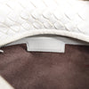 Bottega Veneta Intrecciato Hobo Leather Shoulder bag in White Secondhand