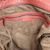 Bottega Veneta Intrecciato Leather Handbag in Dusty Red Secondhand