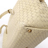 Bottega Veneta Montaigne Intrecciato Leather Shoulder Bag in Beige 173398 Secondhand