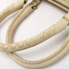 Bottega Veneta Montaigne Intrecciato Leather Shoulder Bag in Beige 173398 Secondhand