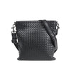 Bottega Veneta VN Nappa Intrecciato Crossbody Messenger Bag in Black Secondhand