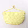 Secondhand Bottega Veneta Intrecciato Medium Turns Pouch Leather Shoulder bag in Yellow