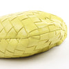 Bottega Veneta Intrecciato Mini Jodie Leather Handbag in Yellow-Green Secondhand