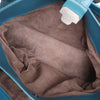 Bottega Veneta Intrecciato Roma Leather Handbag in Blue Secondhand