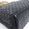 Bottega Veneta Intrecciato Small Andiamo Leather 2Way Handbag in Black Secondhand