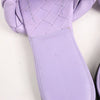 Bottega Veneta Lido Intrecciato Leather Sandals in Purple, Size 37 EU Secondhand