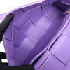 Bottega Veneta Maxi Intrecciato Cassette Leather Shoulder Bag in Purple Secondhand