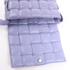 Bottega Veneta Padded Cassette Maxi Intrecciato Leather Shoulder Bag in Purple Secondhand