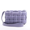Bottega Veneta Padded Cassette Maxi Intrecciato Leather Shoulder Bag in Purple Secondhand