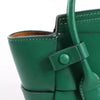 Bottega Veneta Arco Mini Leather Maxi Intrecciato 2Way Handbag in Green Secondhand