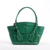 Bottega Veneta Arco Mini Leather Maxi Intrecciato 2Way Handbag in Green Secondhand