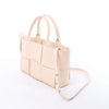 Bottega Veneta The Arco Maxi Intrecciato Leather Handbag in Pink Secondhand