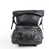 Bottega Veneta Perforated Leather Backpack in Black Secondhand