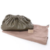 Secondhand Bottega Veneta The Pouch Oversize Leather Clutch Bag in Green