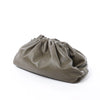 Secondhand Bottega Veneta The Pouch Oversize Leather Clutch Bag in Green