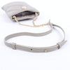 BVLGARI Serpenti Cabochon Chain Leather Shoulder Bag in Gray Secondhand