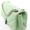 BVLGARI Serpenti Cabochon Leather Chain Crossbody Bag in Green Secondhand