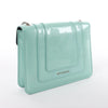 BVLGARI Serpenti Forever Patent Leather Chain Crossbody Bag in Green Secondhand