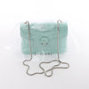 BVLGARI Serpenti Forever Patent Leather Chain Crossbody Bag in Green Secondhand