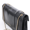 Secondhand BVLGARI Serpenti Leather Chain Crossbody Bag in Black