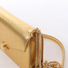 BVLGARI Serpenti Leather Chain Crossbody Bag in Gold Secondhand
