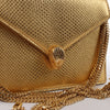 BVLGARI Serpenti Leather Chain Crossbody Bag in Gold Secondhand