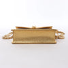 BVLGARI Serpenti Leather Chain Crossbody Bag in Gold Secondhand