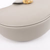 BVLGARI Serpenti Leather Shoulder Bag in Gray Secondhand