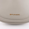 BVLGARI Serpenti Leather Shoulder Bag in Gray Secondhand