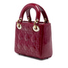Dior Mini Patent Cannage Lady Dior Secondhand
