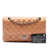 Chanel Medium Classic Metallic Caviar Double Flap Secondhand