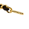 Chanel Leather Woven Gold Plated CC Medallion Chain Belt Secondhand
