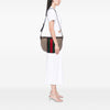 Gucci Medium GG Canvas Web Half Moon Crossbody Secondhand
