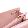 Chanel CC Square Quilted Iridescent Caviar Wallet on Chain Secondhand