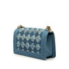Chanel Old Medium Pleated Denim Boy Flap Secondhand