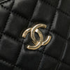 Secondhand Chanel CC Quilted Lambskin Phone Holder with Chain