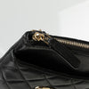 Secondhand Chanel CC Quilted Lambskin Phone Holder with Chain