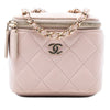 Chanel Mini CC Quilted Caviar Vanity Case with Chain Secondhand