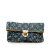 Louis Vuitton Monogram Denim Pochette Plate Secondhand