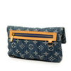 Louis Vuitton Monogram Denim Pochette Plate Secondhand