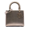 Dior Medium Metallic Patent Microcannage Lady Dior Secondhand