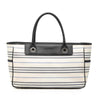 Burberry Striped Canvas Handbag Secondhand