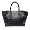 Prada Glace Calf Twin Pocket Double Handle Satchel Secondhand