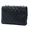 Chanel Quilted Lambskin CC Round Clasp Accordion Flap Secondhand