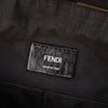 Secondhand Fendi Pequin Canvas and Leather Top Handle Bag