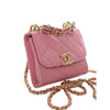 Chanel Mini CC Quilted Caviar Top Handle Clutch with Chain Secondhand