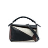 LOEWE Small Tricolor Calfskin Puzzle Satchel Secondhand
